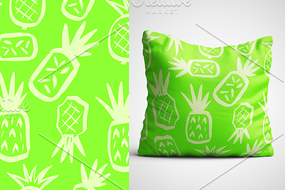 Funny pineapples in Patterns - product preview 1