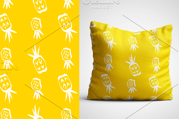 Funny pineapples in Patterns - product preview 3