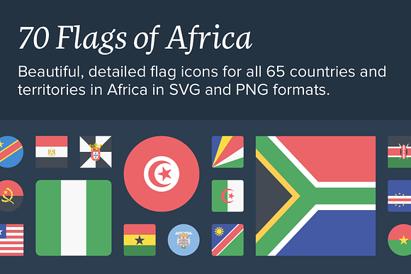 The Flags of Africa Icon Set in Flag Icons - product preview 4