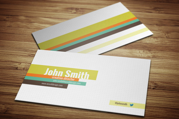 Dotted Business Card in Business Card Templates - product preview 2