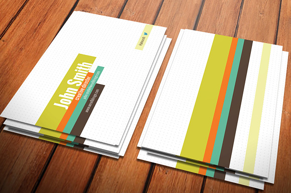 Dotted Business Card in Business Card Templates - product preview 3