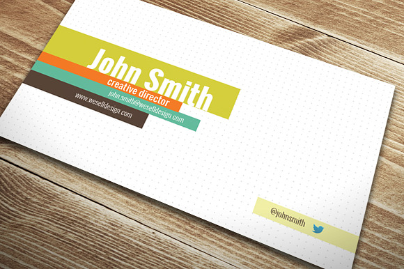 Dotted Business Card in Business Card Templates - product preview 4