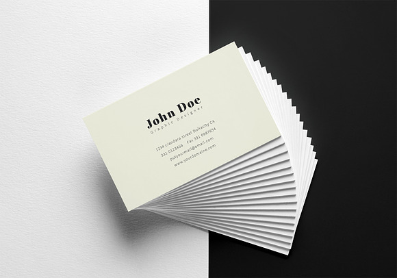 Minimal Business Card in Business Card Templates - product preview 5