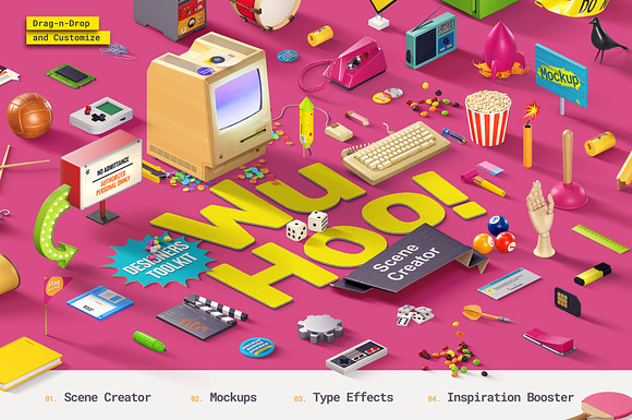 WuHoo! Designer's Toolkit in Mobile & Web Mockups - product preview 36