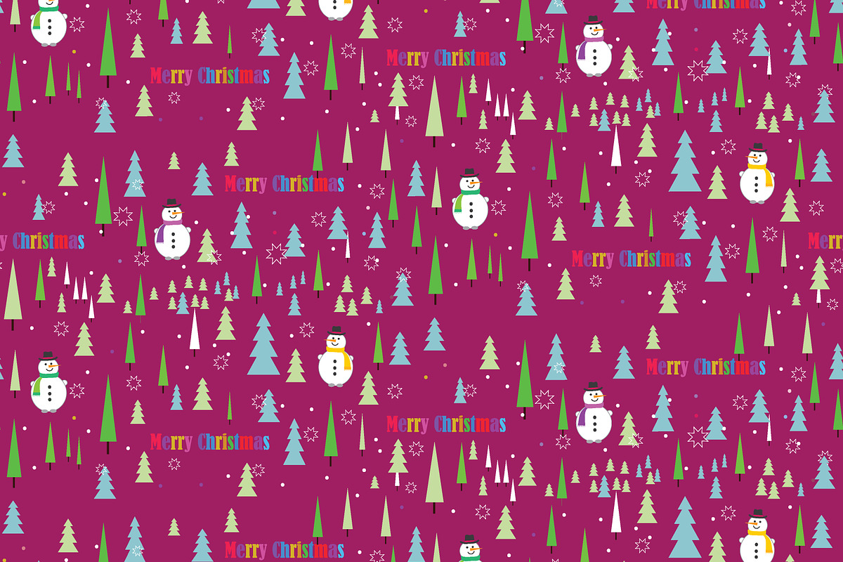 Merry Christmas Pattern in Illustrations - product preview 8