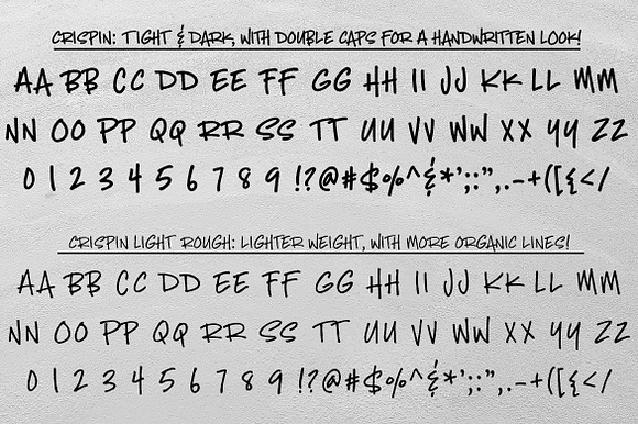 Crispin: handwritten marker font in Display Fonts - product preview 1