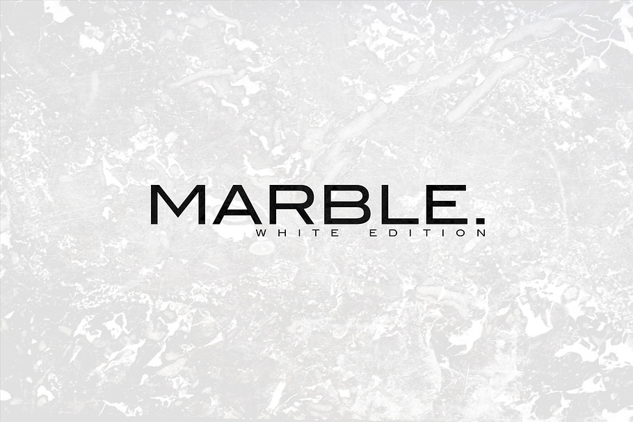 Marble. White Edition