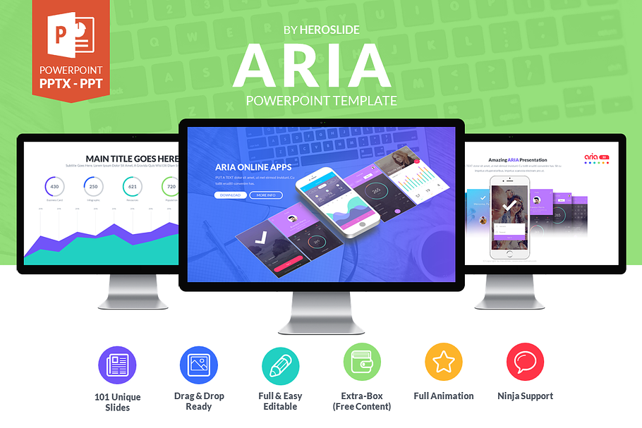 Aria Business Powerpoint Template