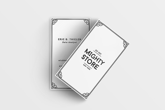 Border Business Card Design in Business Card Templates - product preview 4