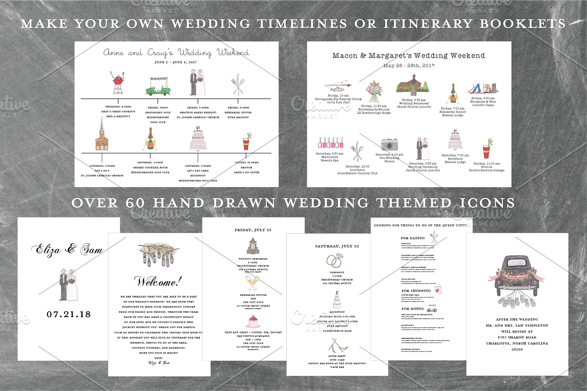 Wedding Clip Art in Illustrations - product preview 8