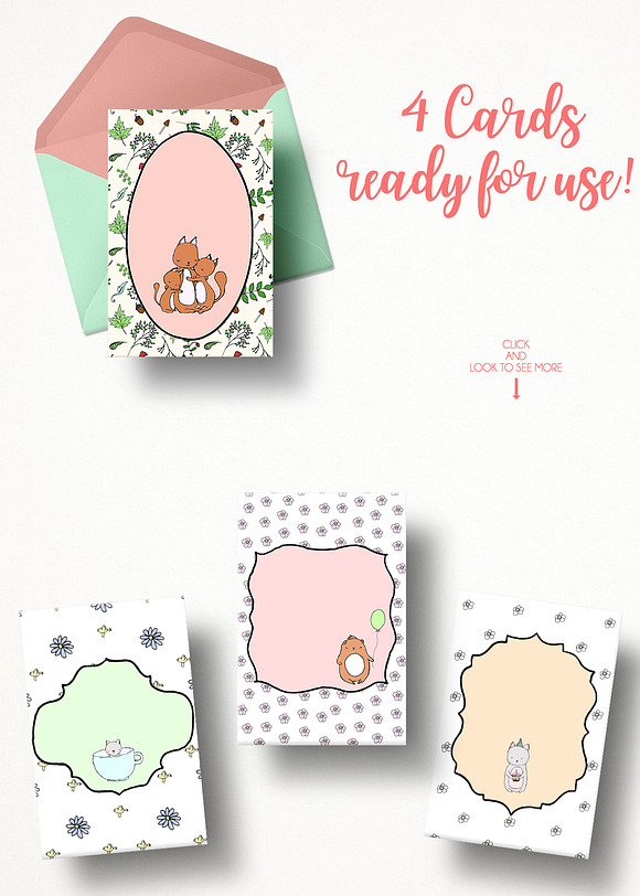 FOREST SPRING COLLECTION in Illustrations - product preview 1