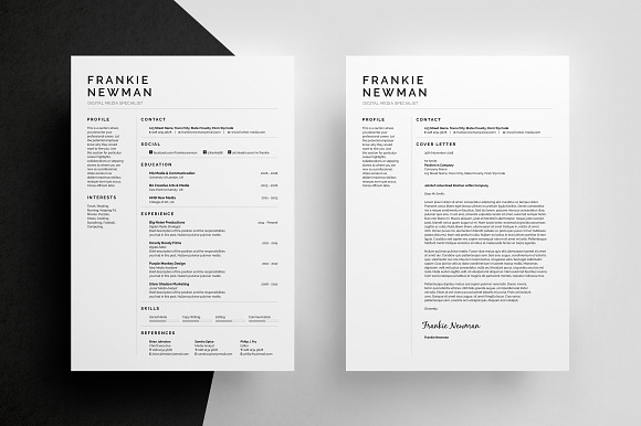 Resume/CV - Frankie in Resume Templates - product preview 1