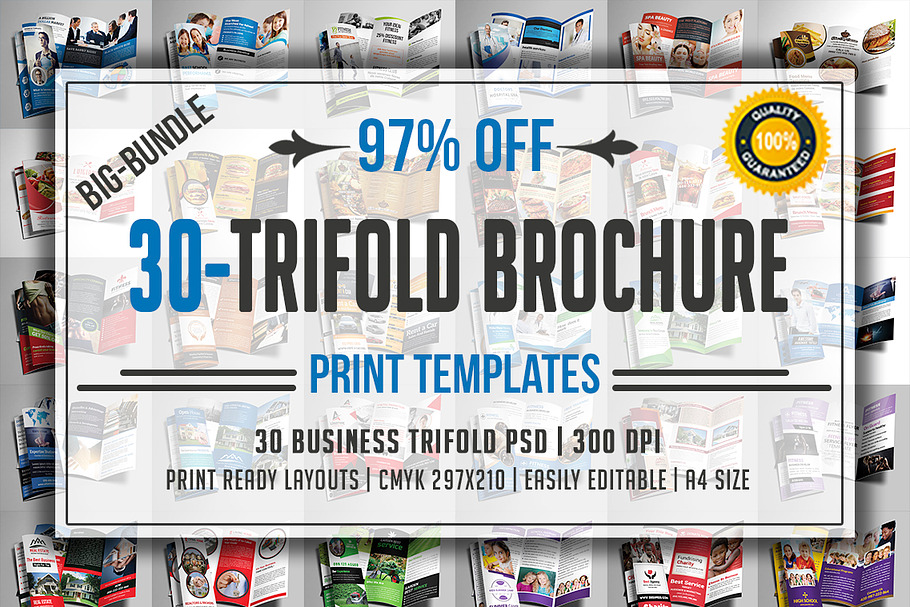 30-Trifold Brochure Bundle