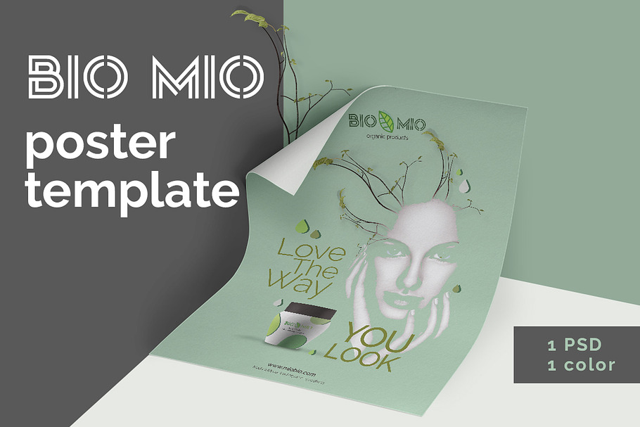 Bio Mio Poster Template in Flyer Templates - product preview 8