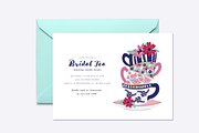 Bridal Tea Invitation Template