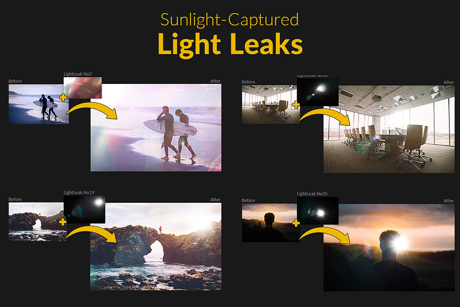Sunlight-Captured Light Leaks in Photoshop Color Palettes - product preview 8