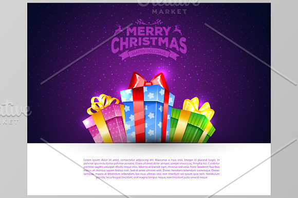 Christmas boxes in Flyer Templates - product preview 1