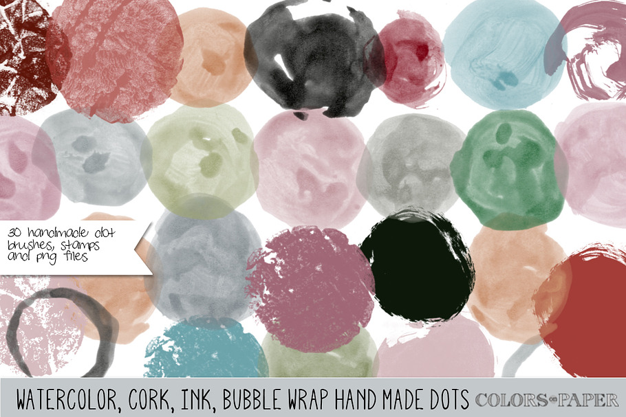 Assorted Dots Brushes/Stamps/Png