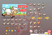 Cotton Sheep Game Sprites