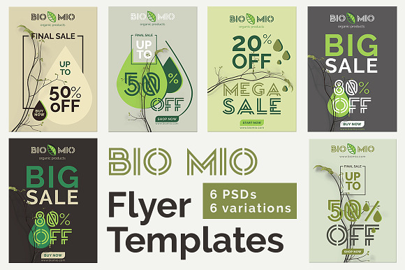  Branding Bundle - Bio Mio in Logo Templates - product preview 2