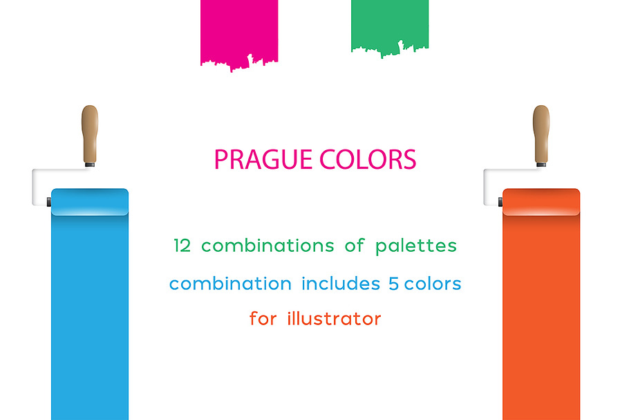 Prague, Amazing Swatches Palettes in Photoshop Color Palettes - product preview 8