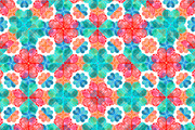 Colourful Geometric Ornate Pattern