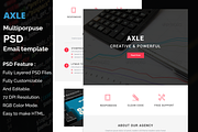 Axle - PSD email template