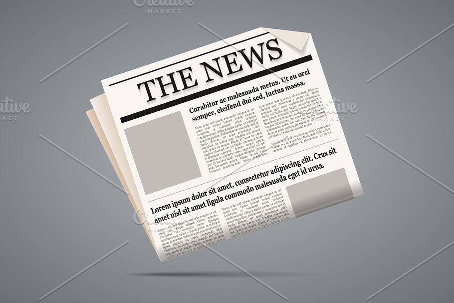 Newspaper illustration. in Illustrations - product preview 8