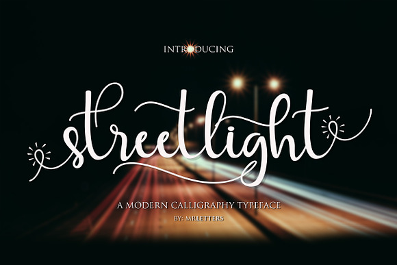 streetlight script in Script Fonts - product preview 1