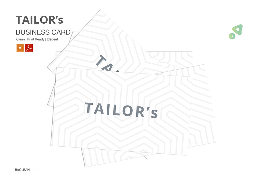 TAILOR's | Clean B Card Template in Business Card Templates - product preview 8