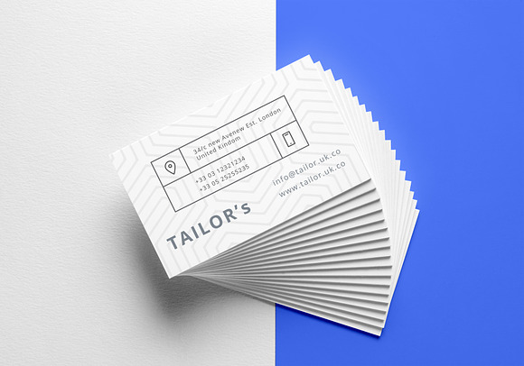 TAILOR's | Clean B Card Template in Business Card Templates - product preview 2