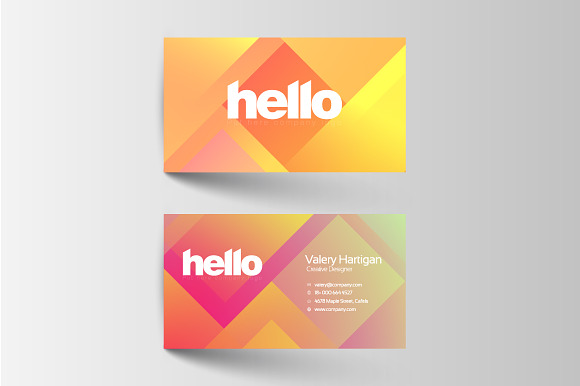 Business Card - Square Hoover in Business Card Templates - product preview 1