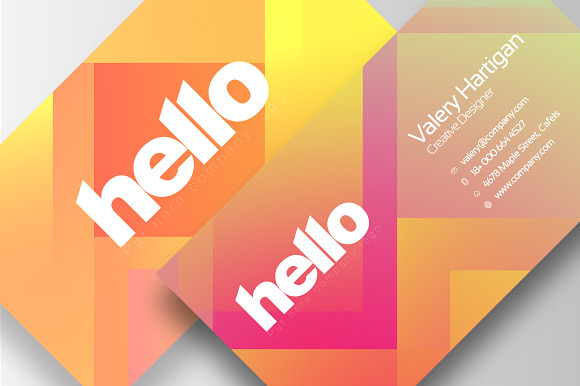 Business Card - Square Hoover in Business Card Templates - product preview 2