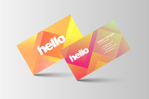 Business Card - Square Hoover in Business Card Templates - product preview 3