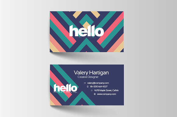 Business Card - Modern Native in Business Card Templates - product preview 1