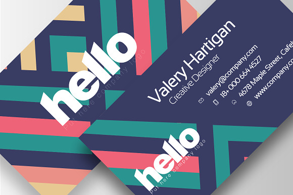 Business Card - Modern Native in Business Card Templates - product preview 2