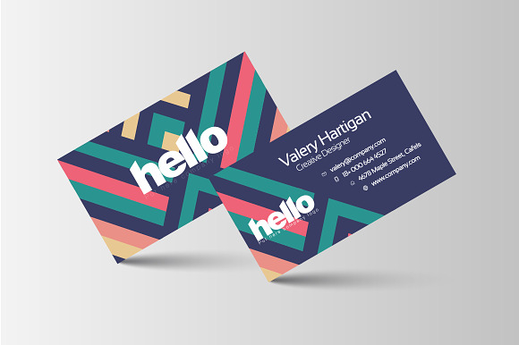 Business Card - Modern Native in Business Card Templates - product preview 3