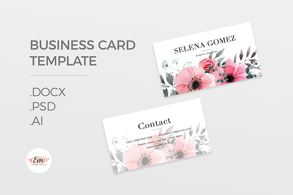 Create Elegant Business Card  in Business Card Templates - product preview 2