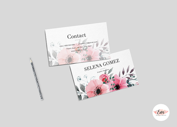 Create Elegant Business Card  in Business Card Templates - product preview 3