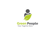 Green People Logo Template