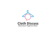 Cloth Discuss Logo Template