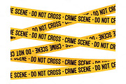 Crime scene yellow tape