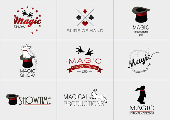 Magical Productions, Magic Logo Pack in Objects - product preview 1