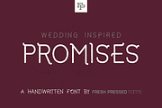 Promises Display Font