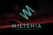Milishia Futuristic Logo