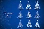 Christmas Tree Vector Set