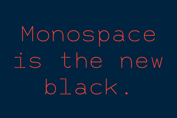 Alma Mono - A monospaced sans serif in Typewriter Fonts - product preview 3