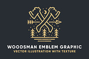 Woodsman Emblem Graphic