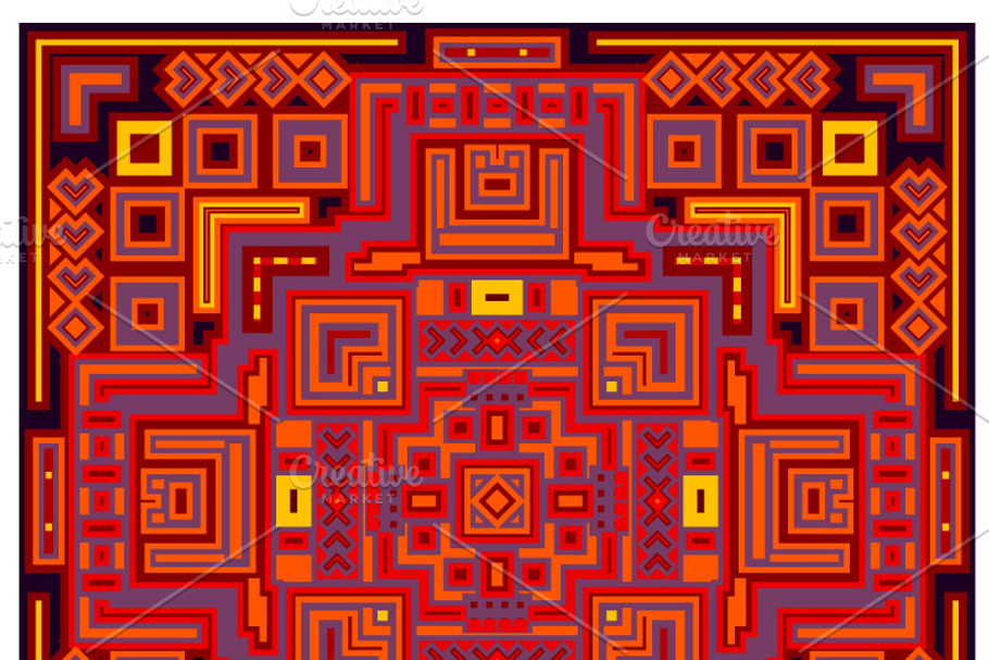 Decorative geometric ethnic pattern  in Patterns - product preview 8