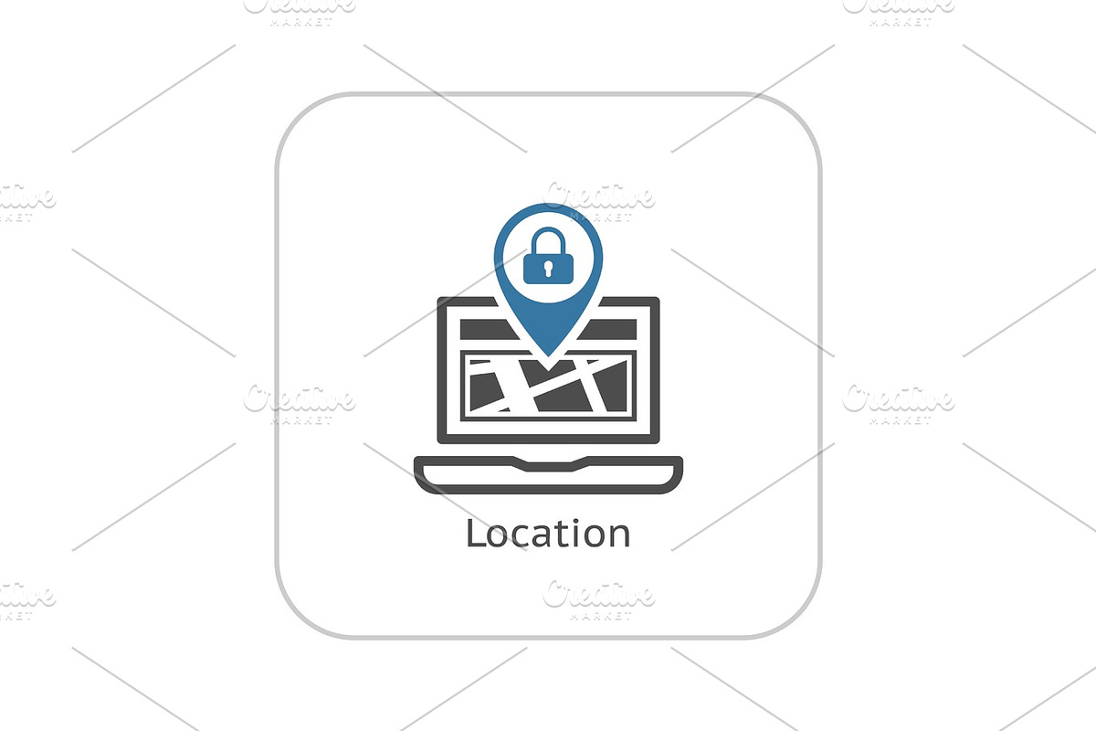 Location Icon. Flat Design. in Illustrations - product preview 8